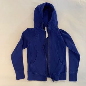 Lululemon Women’s Scuba Full-Zip Hoodie, Night Sea, Size 4